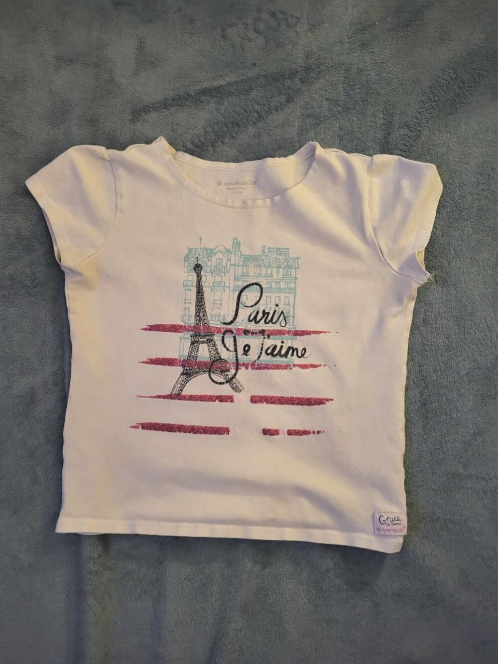 American Girl Grace Thomas collection t-shirt 2015  Size 7/8